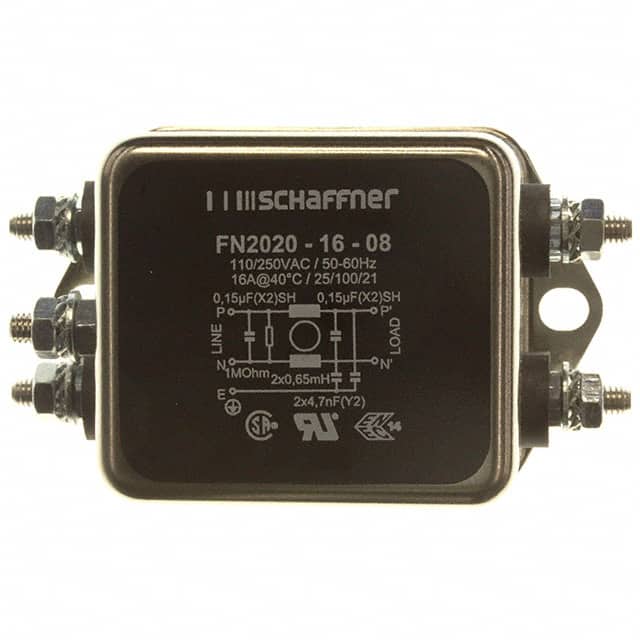 FN2020-16-08 Schaffner EMC Inc.  Power Line Filter Modules